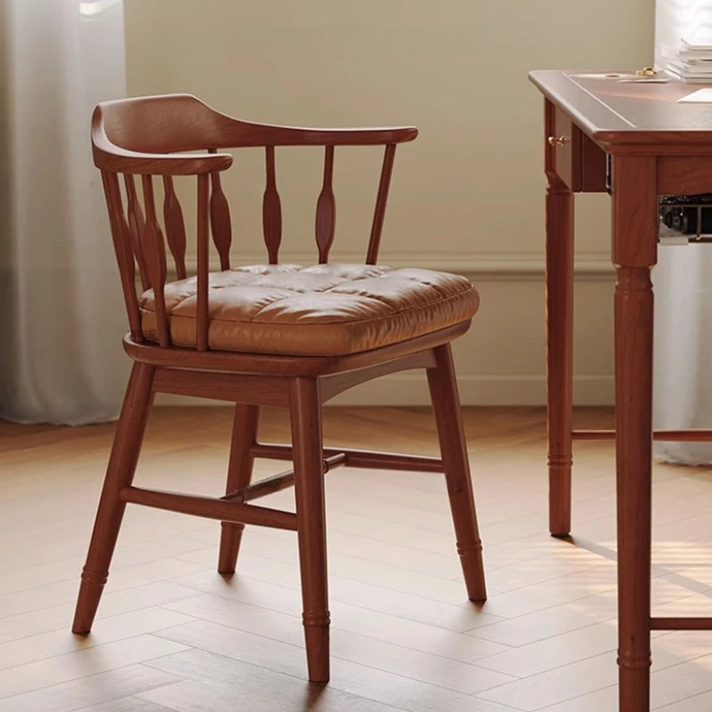 

Modern Living Room Chairs Wood Brown Vintage Ergonomic Designer Floor Chairs Single Relax Sillones Home Furniture