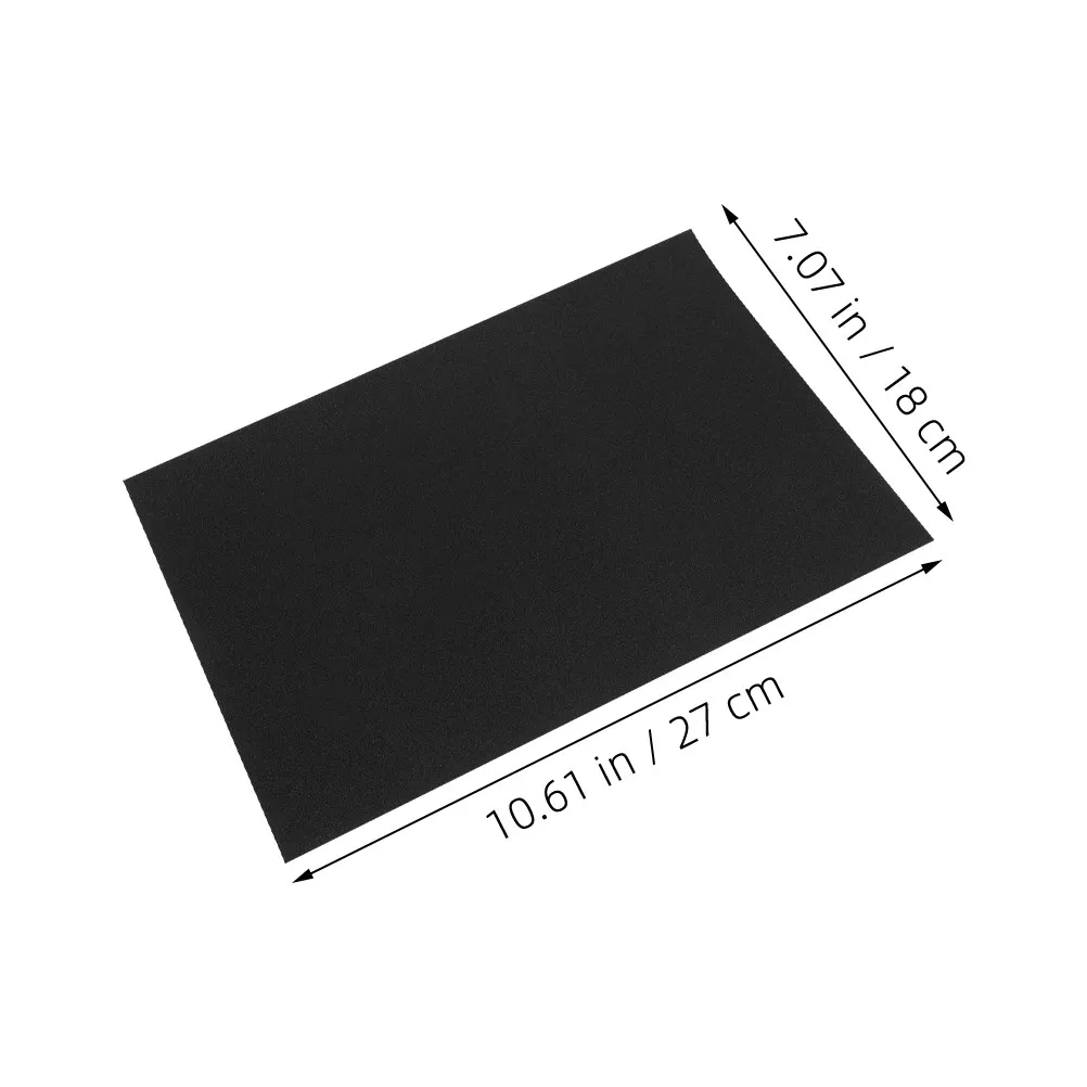 10Pcs Sand Art Black Sandpaper Creative Drawing Paper Oil Pastels Graffiti Crayons Home School Kindergarten Art Paper