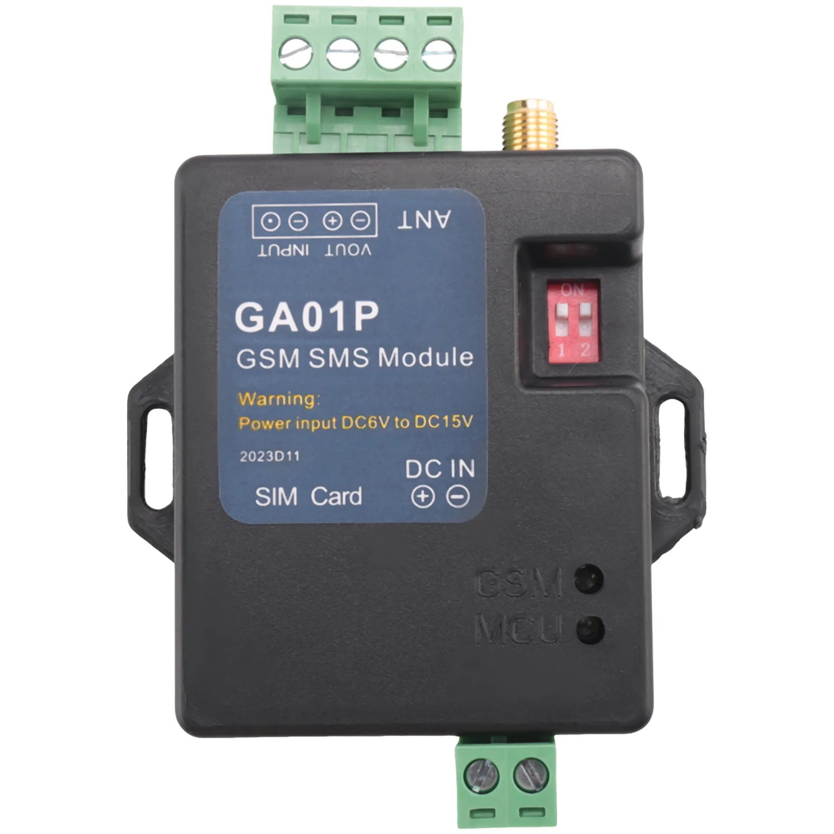 ABZZ-10X GA01P Vending Machine GSM Alarm Box Support Power Failure Alert One Alarm Input One Alarm Voltage Output