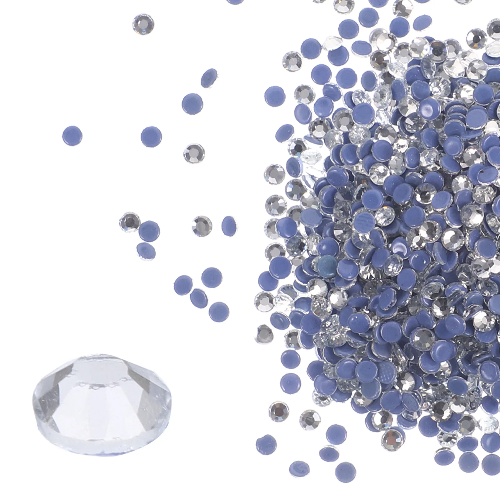 

2880Pcs Craft Rhinestones Glass Flatback Hot Melt Gems for DIY Headband Hairpin Photo Frame Decor Glass Rhinestones for Crafts