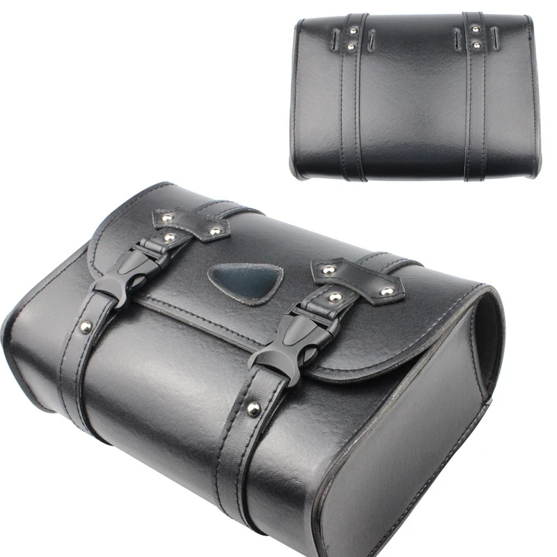 

Universal Motorcycle Saddlebags Fork Bag PU Leather Luggage Pouch Side Tool Bag Saddle Bag for for Honda for Bmw for Suzuki