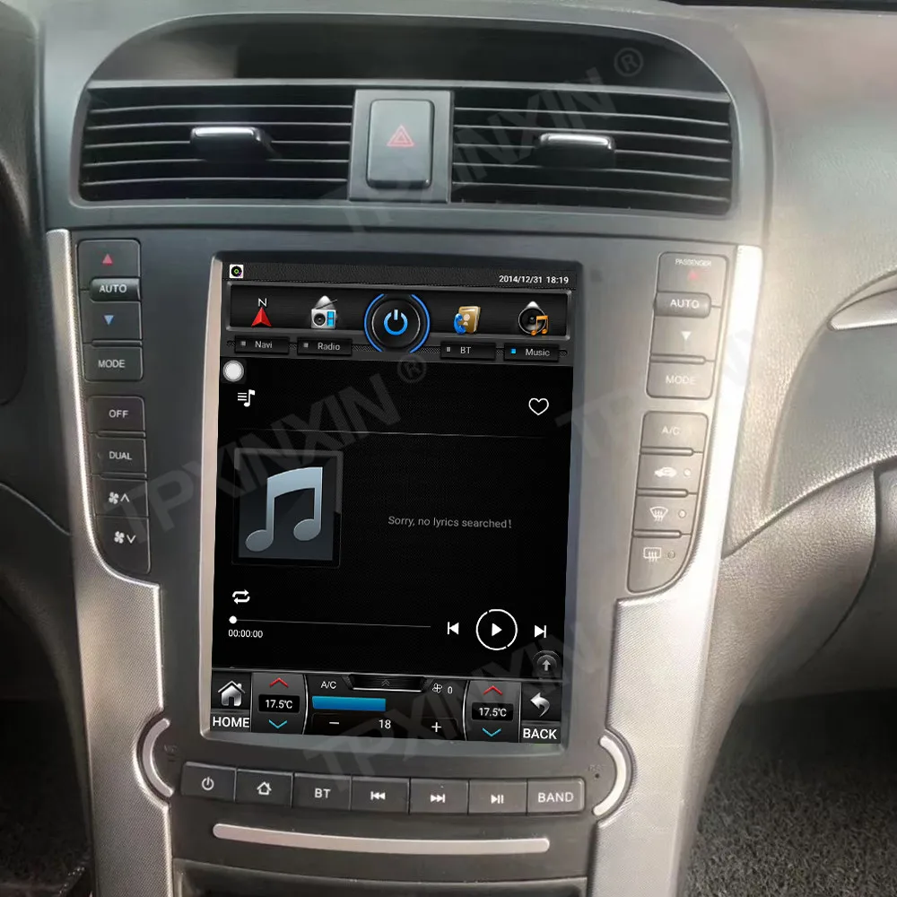 10.4 Inch Vertial Touch Screen Android 13 For Honda Acura TL Car Radio Multimedia Player GPS Navigation CarPlay Head Unit Update