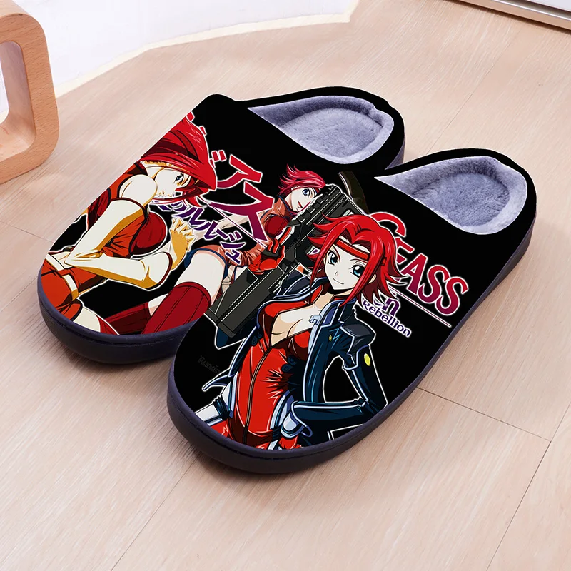 Lelouch of the Rebellion R2 Zero Lelouch CC Scarpe Pantofole invernali in cotone Unisex Cosplay uomo donna pantofole scarpe Abbigliamento per la casa