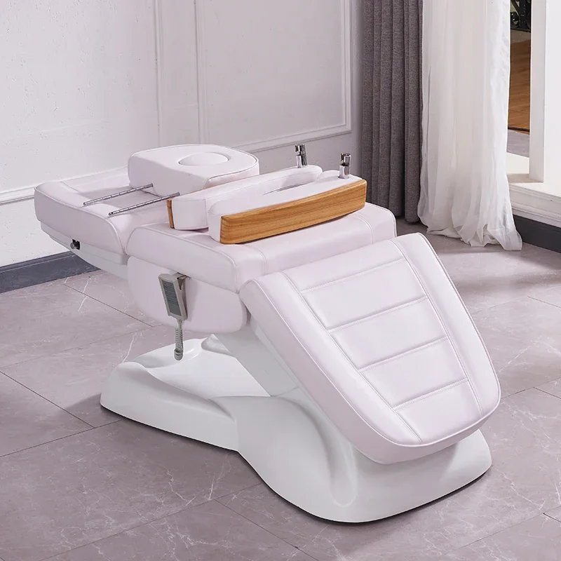 Regulowany elektryczny fotel do masażu twarzy Salon Head Spa Beauty Bed