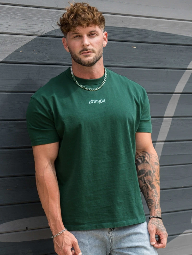 210GSM 100% bawełniana koszulki do biegania dla mężczyzn 2024 Oversized Basic T-Shirt na trening sportowy Streetwear dopasowane koszulki koszulka K2Y