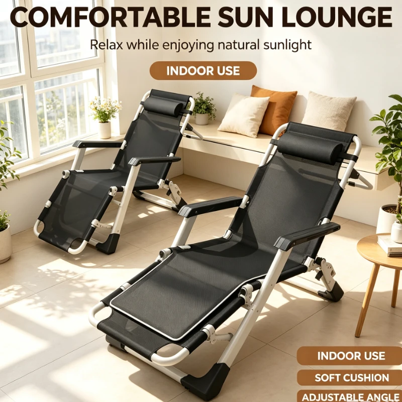 Thickened Folding Lounge Chair 2 Thickened Folding Lounge Chair