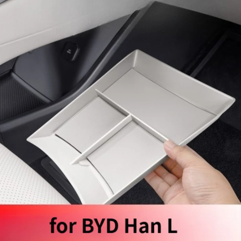 

Подходит для BYD Han L Dmi, нижний ящик для хранения центрального управления EV, специальный ящик для хранения, принадлежности для модификации интерьера