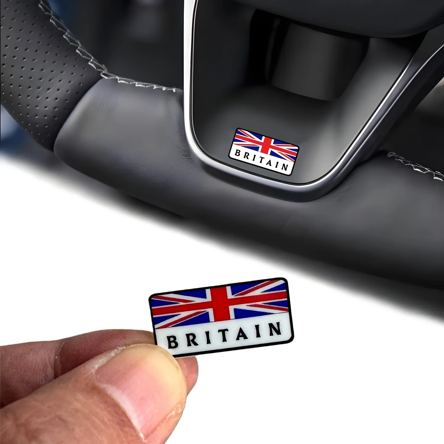 1Set Union Jack Style Waterproof Vinyl Badge Car Sticker Decor Decal Universal Accessories All Models Vehicle Exterior Styling