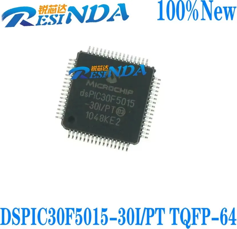 DSPIC30F5015-30I/PT TQFP-64 chip 100%New and Original