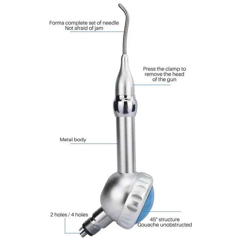 

Воздушно-водяной полировщик с бикарбонитной струей: стоматологическое пескоструйное оборудование для чистки и полировки зубов