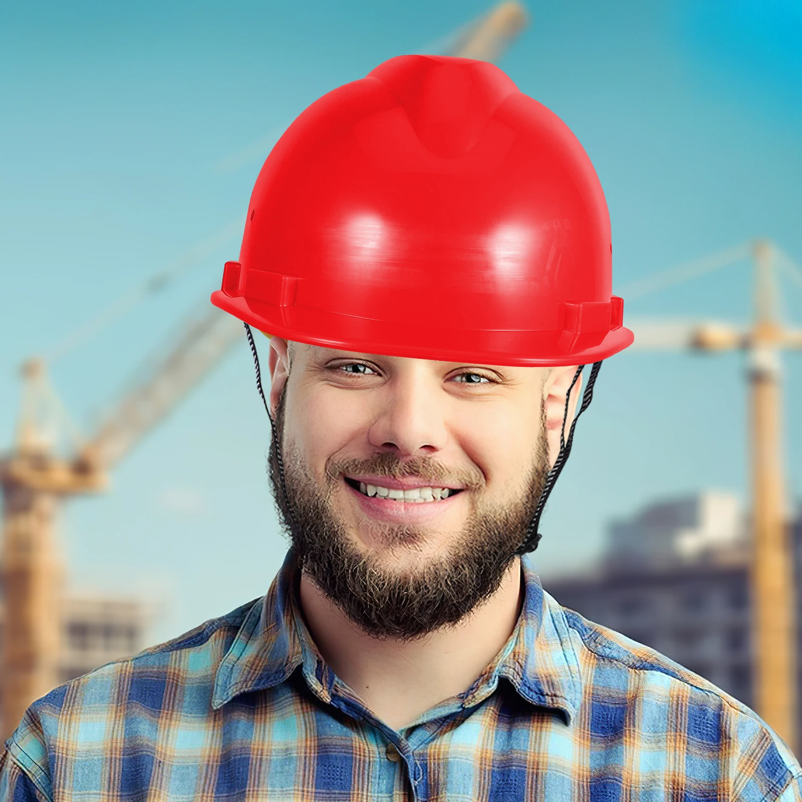 

Safety Hard Hat Thicken Bump Cap Hdpe Material Adjustable Size Men Labor Protection Construction Headgear Safety