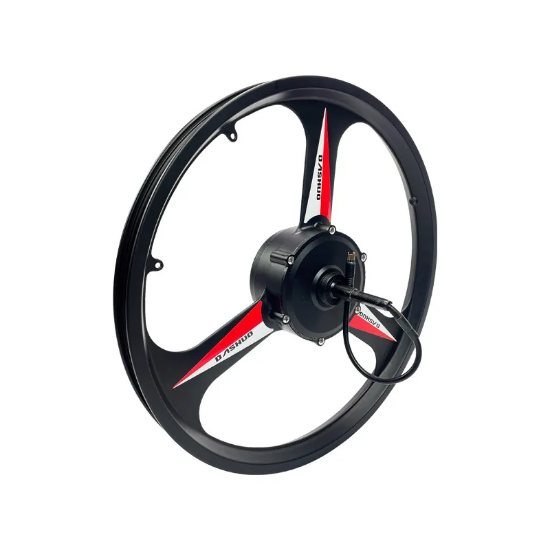 

Bicycle mountain bike modified 36V48V350W500W brushless toothless 20-inch 24-inch 26-inch integrated wheel motor