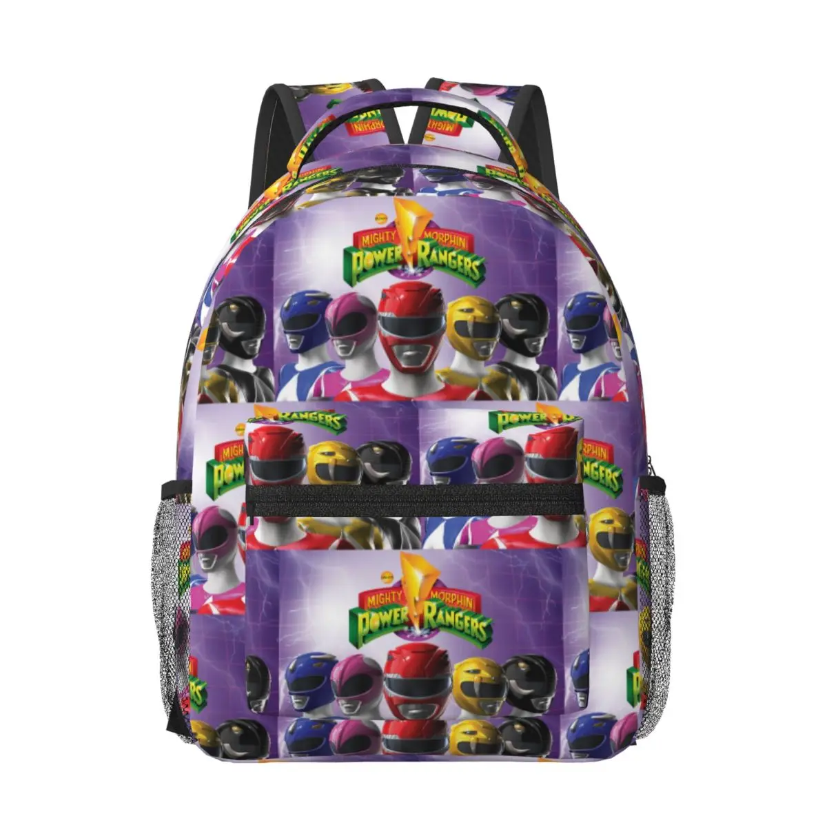 

Mighty Morphin Power Ranger Woman Backpacks Boys Girls Bookbag Students School Bags Portability Travel Rucksack Shoulder Bag