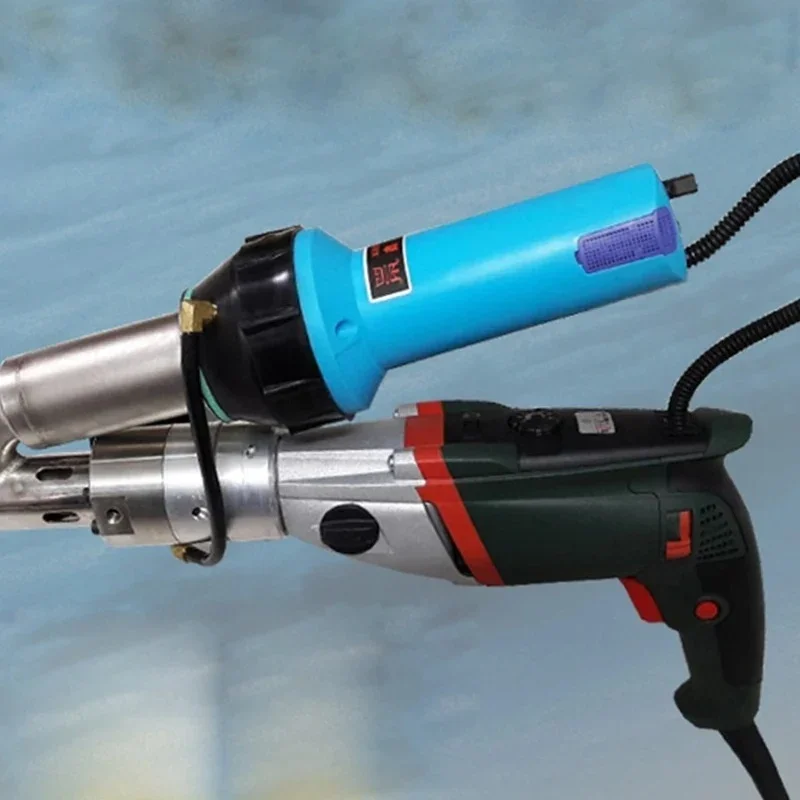 Hot Air Plastic Welding Gun 3400W Extrusion Plastic Welding Gun Professional High Temp Heat Gun for Welding Repair Tool