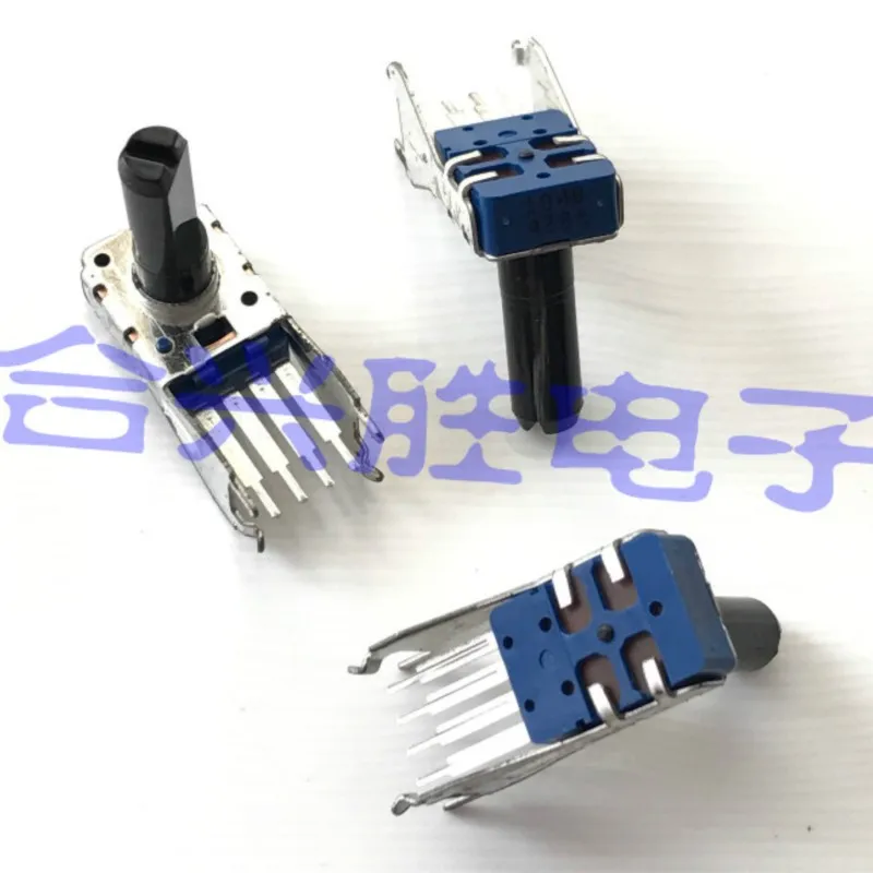 2PCS RK11 Type Potentiometer Single B100K Old Audio Recorder Radio Volume Potentiometer RK11K1110A1TA Shaft Length 18MM