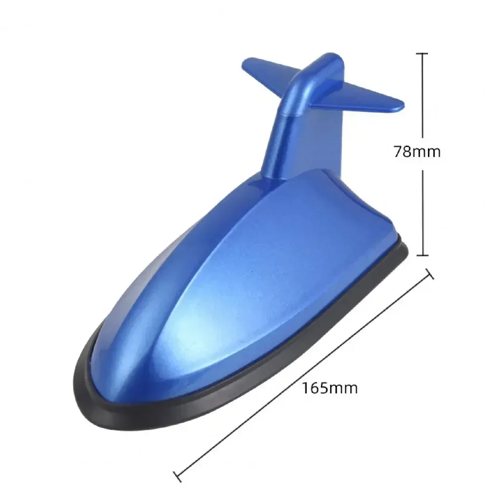 1PCS Universal Car Shark Fin Antenna Auto Radio Signal Aerials Roof Antennas Car Styling Exterior Parts Aerials
