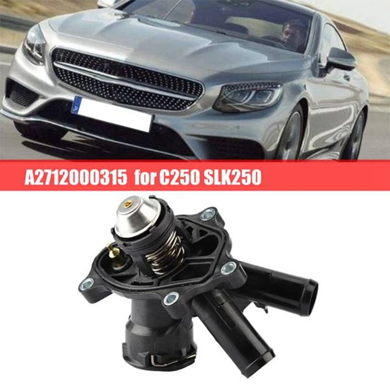 A2712000215 2712000315 Thermostat Assembly Thermostat Housing Automotive For Mercedes-Benz C250 SLK250 Accessories Parts