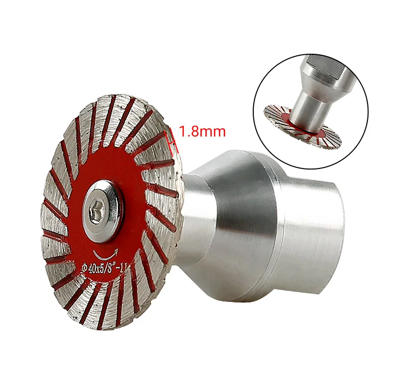 5 Stück M14 M10 Mini-Diamantsägeblätter Schneidscheiben für Granit Marmor Stein Winkelschleifer-Werkzeug zum Schnitzen Beschriften Mauerwerk DIY – Detail 5