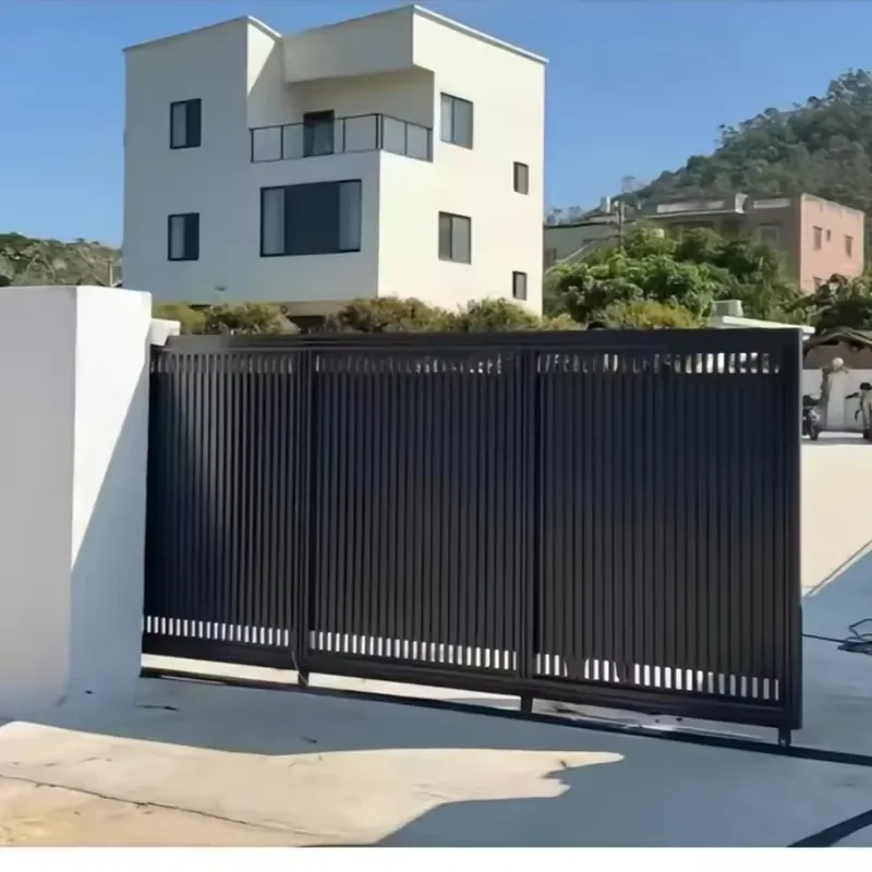 Aluminum Privacy Estate Gates Automatic Electric Driveway Gates Cantilever Slide Gate