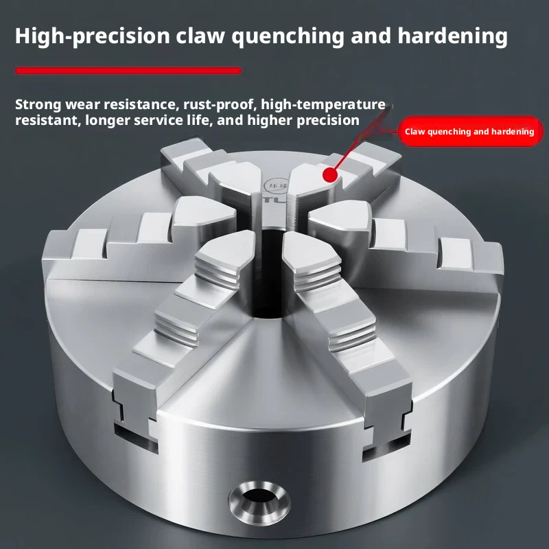 Six Jaw Linkage Chuck, K13-100 CNC Lathe Machining Center, Self Centering High-precision Chuck