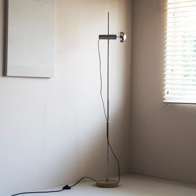 Floor lamp, medieval, minimalist stainless steel without lampshade ambient light