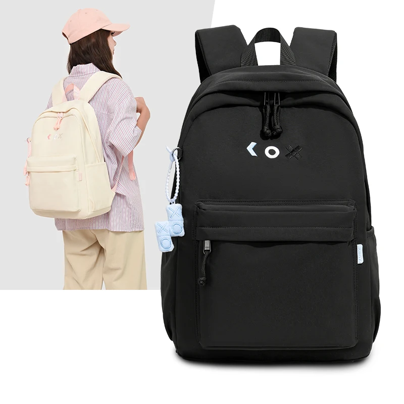 

2026 New Minimalist Casual Backpack Large Capacity Lightweight Oxford Fabric Unisex Student Backpack Casual Travel Backpack