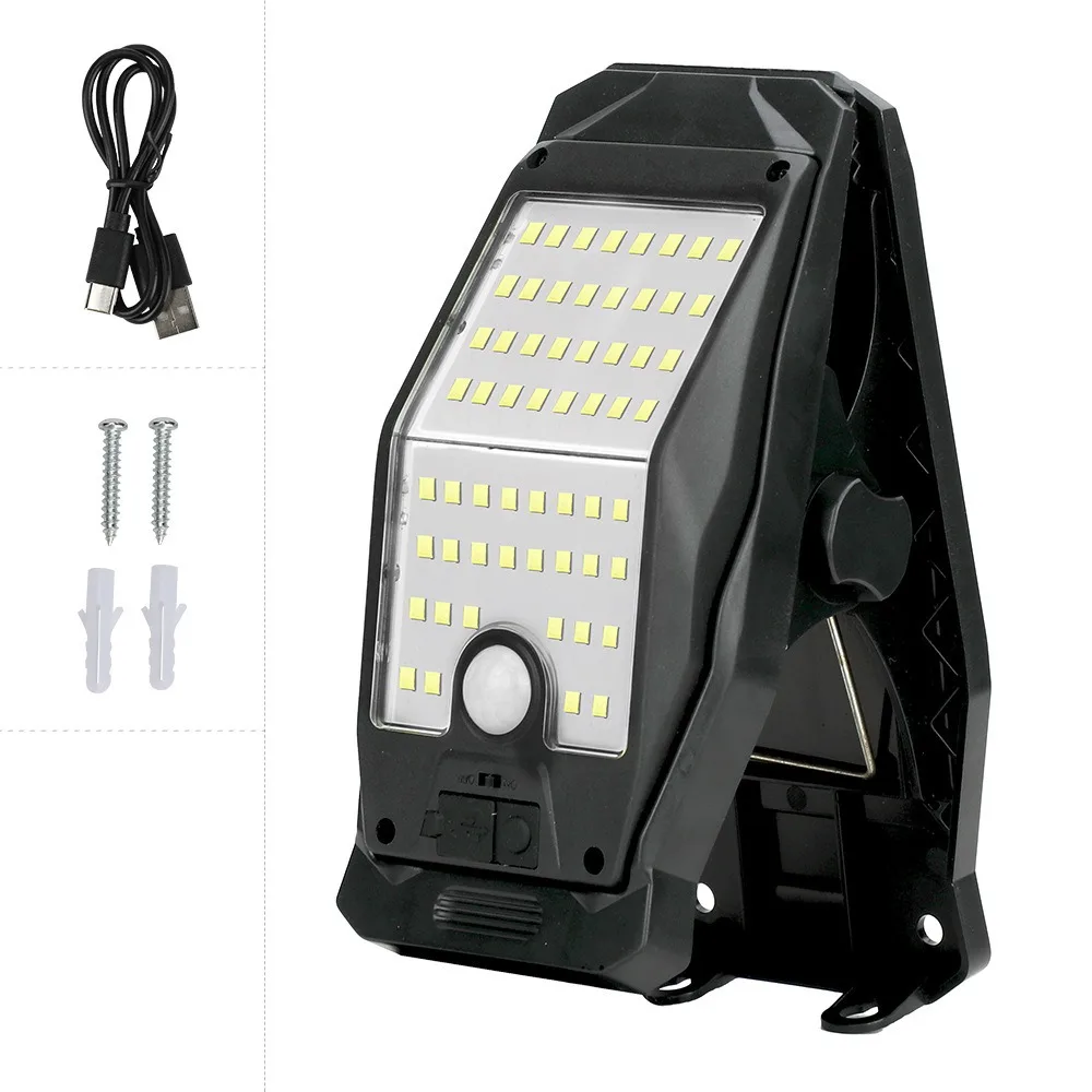 

Motion Sensor Solar Garden Lights Waterproof Solar Powered Garden Wall Light 3 Modes Easy To Install Night Light Home Garden