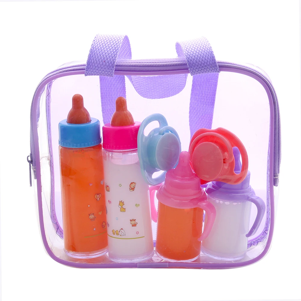 Doll Fashion Transparent Makeup Bag Storage Bag Suitable for Doll Travel Bag Doll Fashion Versatile Bag, Doll Accessories
