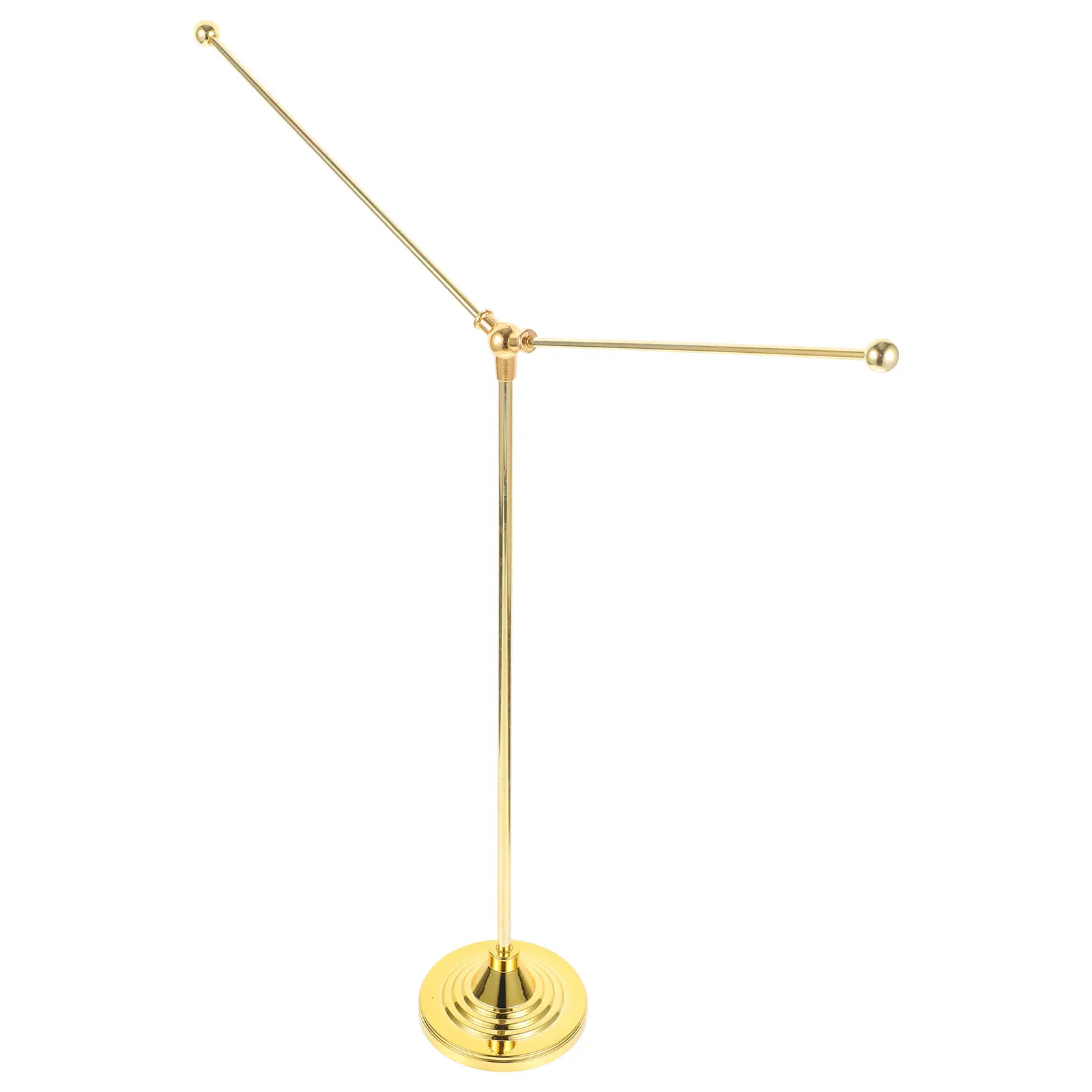 

Table Flag Pole Metal V-Shaped Desk Flagpole Stand for Office Meeting Room Decor Small National Flag Banner Display
