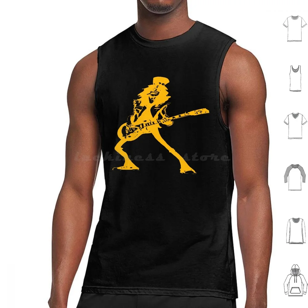 Camisetas sin mangas de Guns N' Roses con estampado de algodón, música, guitarra, banda de los años 80, Guns Hard Roses N Roll, Heavy Metal, Axl