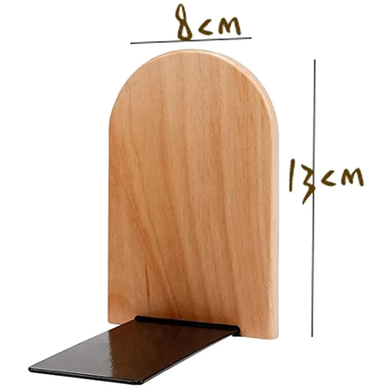 オフィスと学校用のブックエンドのペア、ブックシェルフストッパー、ホームブックエンド、標準サイズ