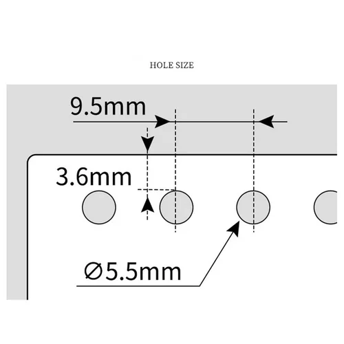 Imagen 2 del producto Anillas de encuadernación de plástico B5 para cuaderno, anillas de encuadernación de hojas sueltas de 19mm y 30 anillos A4, Clip desmontable