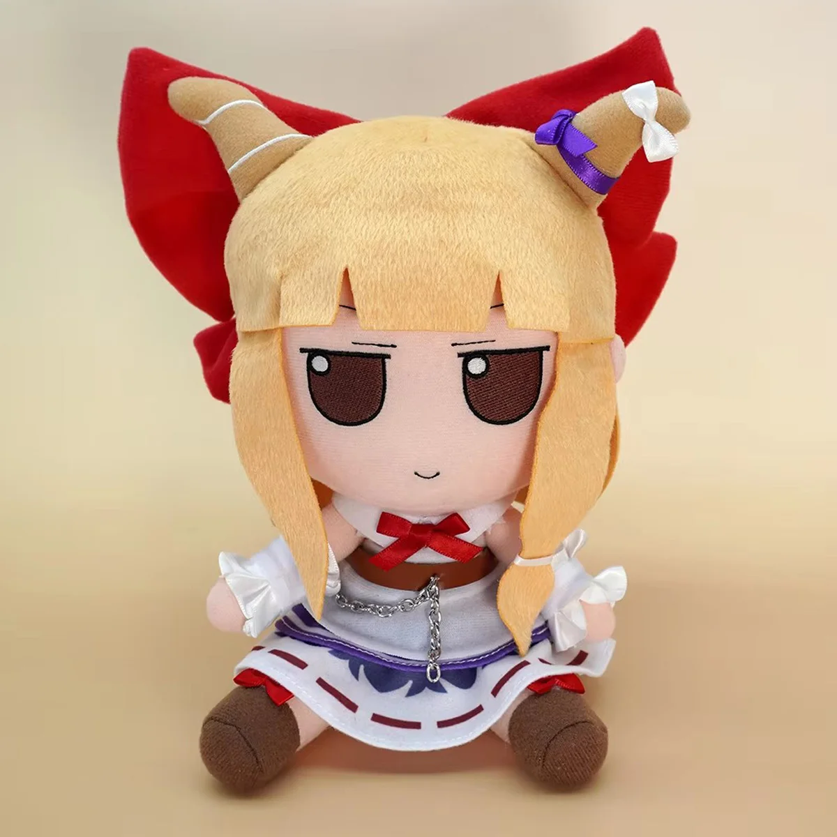 Muñeco de Peluche Fumo Ibuki Suika de 20 cm, Estilo Sentado, del Proyecto Touhou, Figura de Peluche de Suika Smoke, Regalo de Cumpleaños o Navidad para Fans