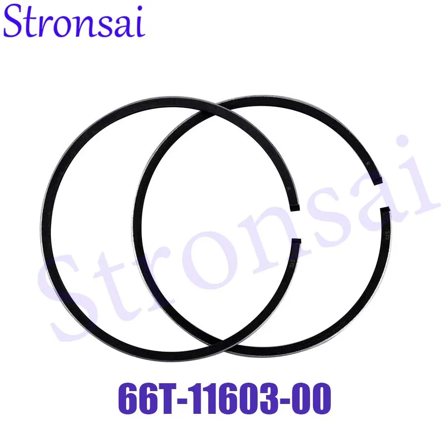 

66T-11603-00 80mm Piston Ring (STD) Set for Yamaha Outboard Parts 2T 40HP Parsun Hidea 40HP 40X 40XMH Boat Engine Parts