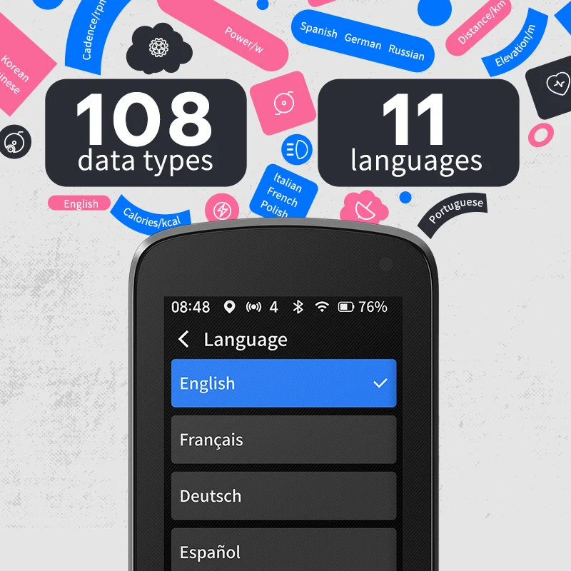 2.8Inch Color Screen GEOID CC700 GPS Bike Computer Route Navigation Bicycle Speedometer BLE WIFI ANT Waterproof Cycling Odometer