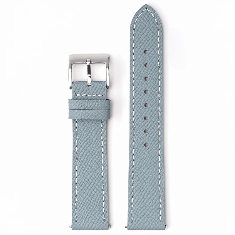 Epsom Uhrenarmband 18 mm 19 mm 20 mm 22 mm Kalbsleder-Uhrenarmband Schnellverschluss-Uhrenarmband Handgefertigter Armbandgürtel mit Palmenmuster – Detail 30