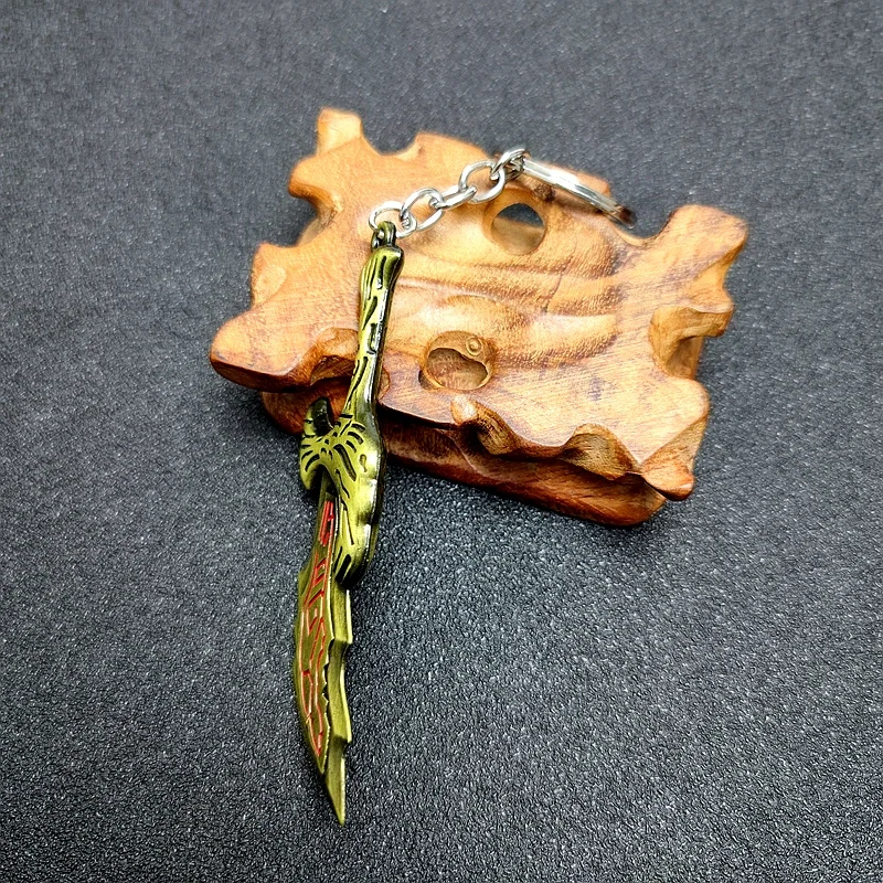 God of War Keychain Kratos Axe Leviathan Key Chain Keyring Blades of Chaos Swords Game Accessories Car Key Ring Pendant Llaveros view 5