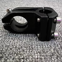 Bicycle Stem 1 Pcs 200g 60mm Length Accessories Aluminum Alloy Black Parts Outdoor For 25.4mm/22.2mm Handlebar