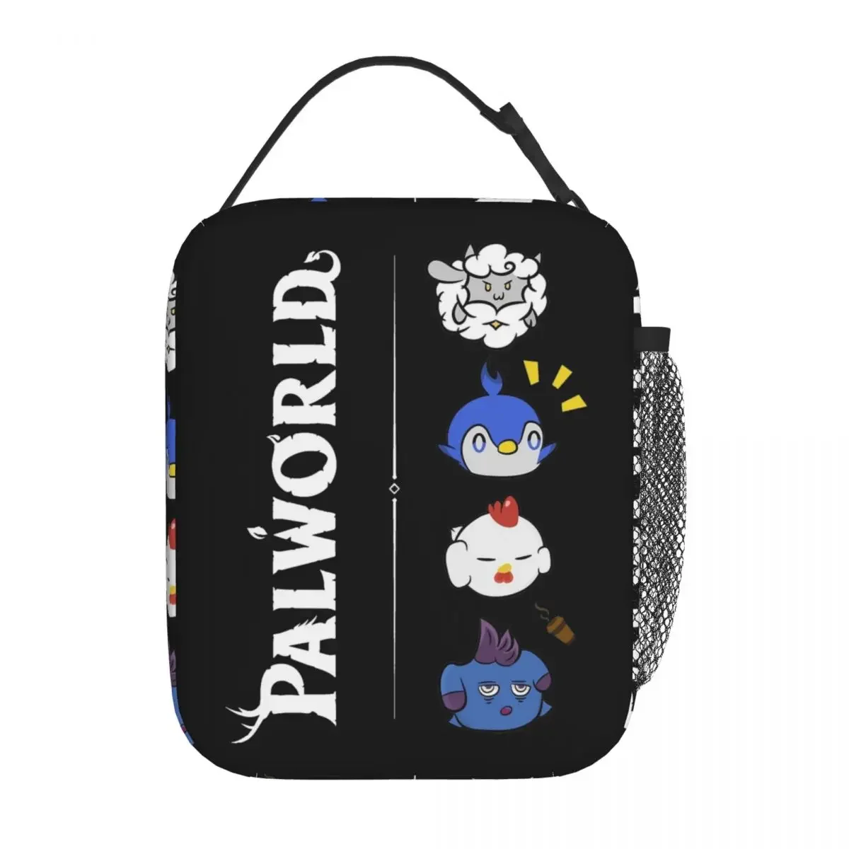 

Game Palworld Pals Squad Lover Fans Accessories Insulated Lunch Bag For Work Food Box Portable Thermal Cooler Lunch Boxes