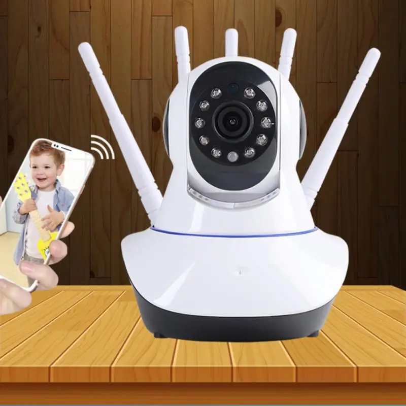 Беспроводная камера наблюдения, радионяня ночного видения, 720p, 5, IP-камера с антенной, умный дом