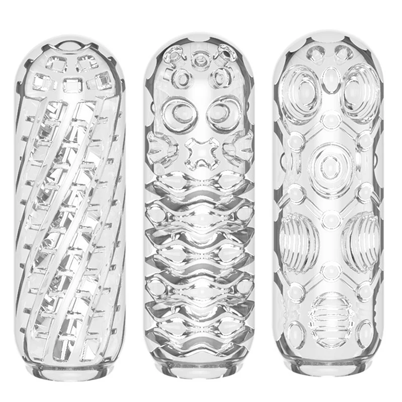 【AD】Masturbationsbecher für Männer, simuliert weiche Vagina, transparent, für Erwachsene, Ausdauertraining, Vakuum-Flugzeugbecher, Sexspielzeug für Männer