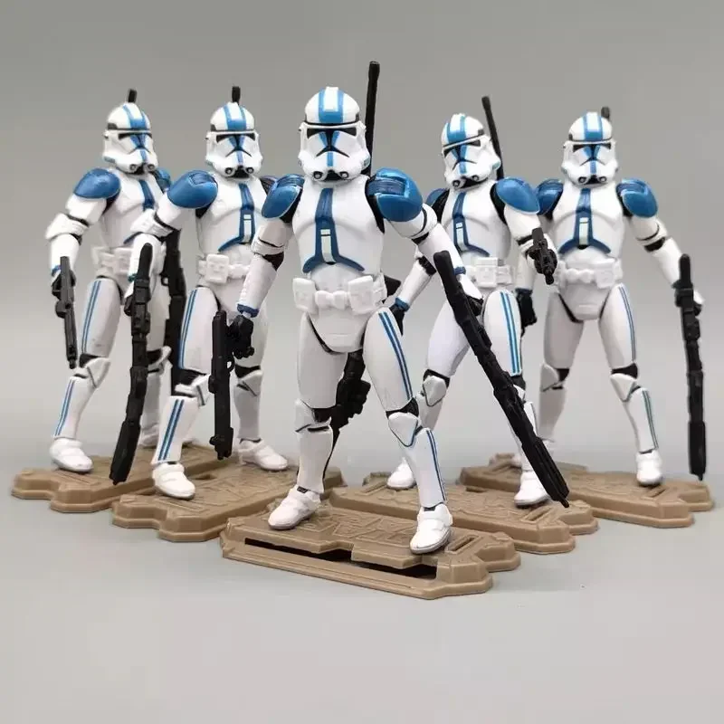 Star Wars 501 Corps Game Version Limited Stormtrooper Commander Full Joint Movable Doll Decor Collection Child Toy Gift 3.75in