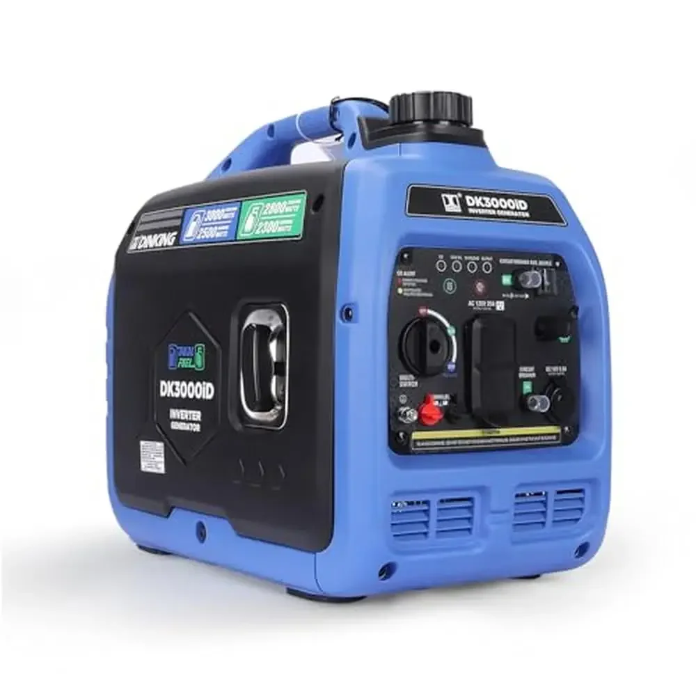 Inverter Generator Gas LPG Quiet Lightweight Portable Camping RV Outdoor Use