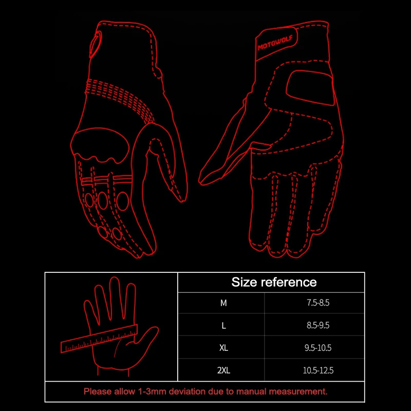 Luvas da motocicleta Luvas De Couro 오토바이 장갑 Homens Moto Equitação Luvas mornas do Inverno Luvas de Tela de Toque À Prova de Vento Anti Slip