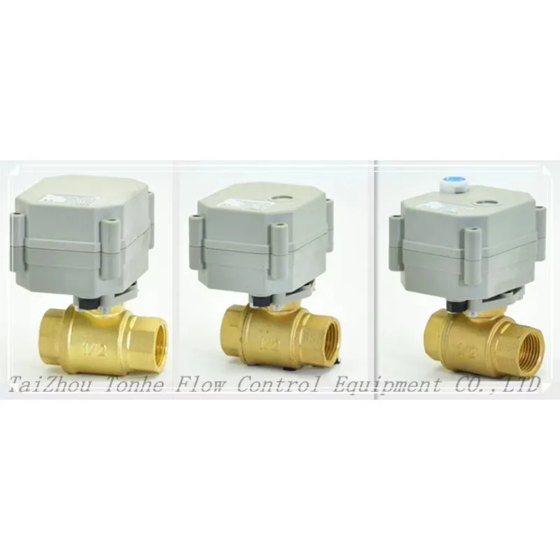 

A20-T15-B2-C 2-way DN15 1/2" 12v Brass Motorized Gas Ball Valve