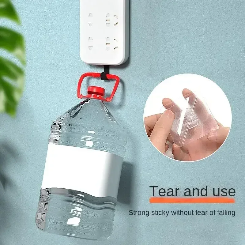 Double-Sided Adhesive Wall Hooks Multi-Purpose Transparent Hooks Waterproof Clothes Hats Towel Hooks Kitchen Bath Door Hooks image 6