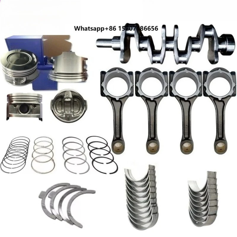 Car Engine Rebuild Kit 22r Auto Engine Systems Crankshaft Connecting Rod Piston & Rings Bearings Set for Coaster 2.4L
