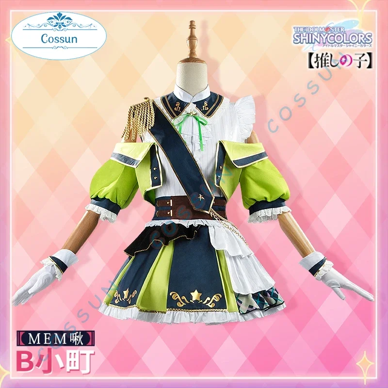 

Амин OSHI NO KO X HE IDOLM @ STER блестящие цвета связь одежда MEM Косплей Костюм Хэллоуин наряды женский новый костюм