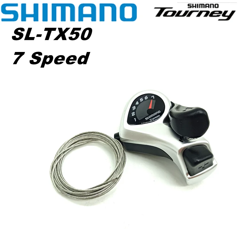 Shimano Tourney TX50 Shifter SL-TX50 Bicycle Shift Lever 3 6 7s 18/21S MTB Bike Shifter Trigger Switch Left/Right Cable 3x6/3x7