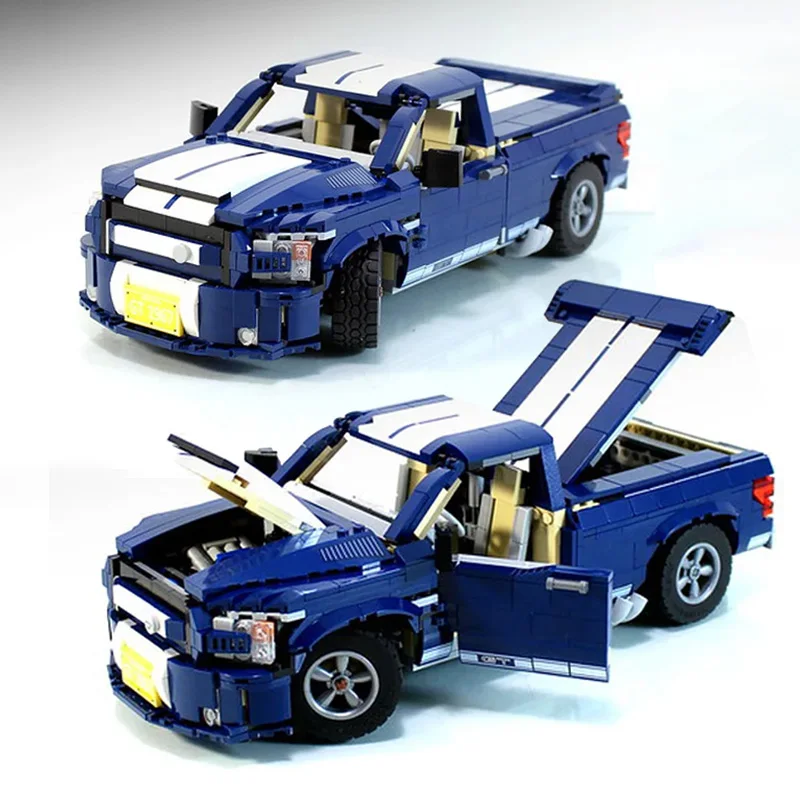 NEW MOD 10265 Pickup Truck Ford F-150 Raptor Super Snake Model Building Block Assembled DIY Bricks Toys Boys Birthday Gifts